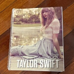 Taylor Swift Pastel Spiral Notebook from her RED era